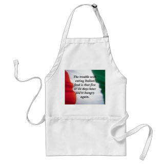 Italian Food.... Standard Apron