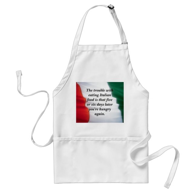 Italian Food.... Standard Apron (Front)