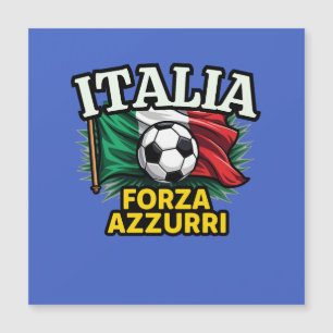 Italian Football Passion – Forza Azzurri Flag