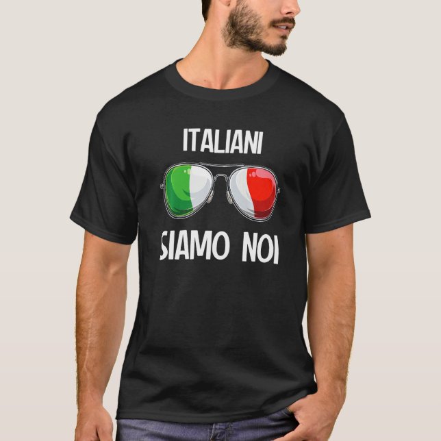 Italian Funny Italy Slang Italia Pun Italiani Siam T-Shirt (Front)