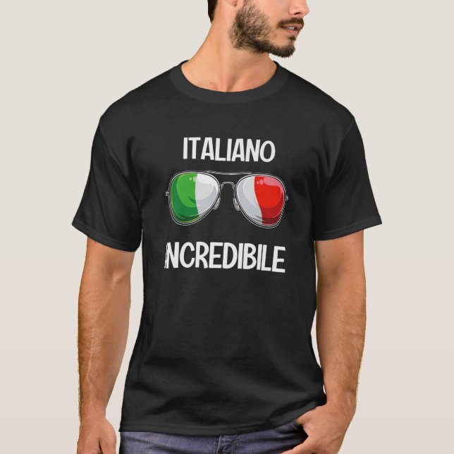 Italian Funny Italy Slang Italia Pun Italiano Incr T-Shirt (Front)