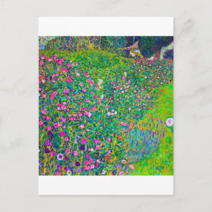 Italian Garden, Gustav Klimt Postcard