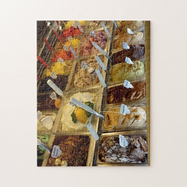 Italian Gelato - Delicious Ice Cream from Italy Jigsaw Puzzle (Vertical)