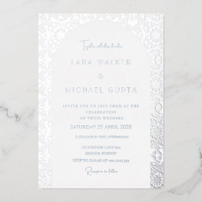 Italian Geometric Tile Wedding (Solid) (Front)