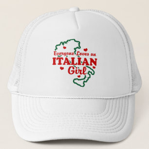 Italian Girl Trucker Hat