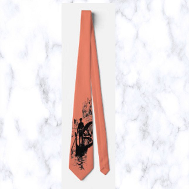 Italian Gondola and Bridge Neck Tie (Creator Uploaded)
