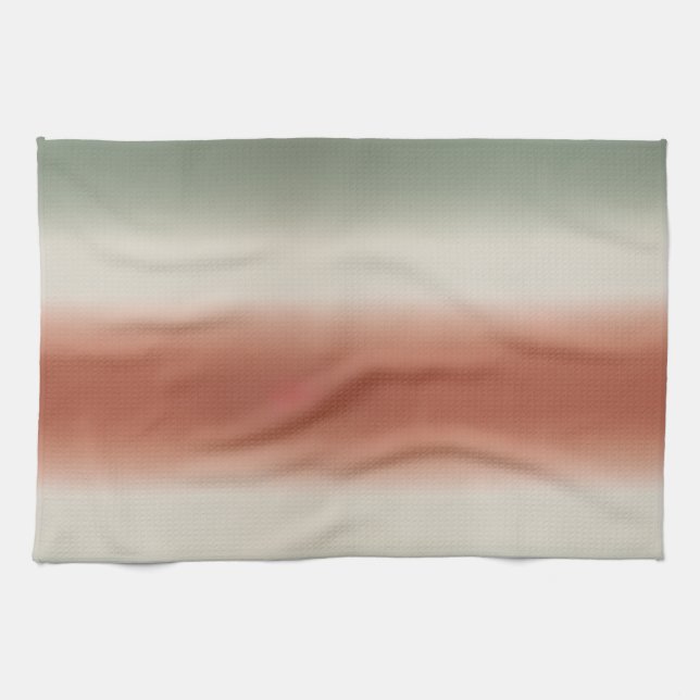 Italian Gradient Kitchen Towel - Cafécore Trend (Horizontal)