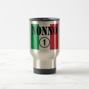 Italian Grandfathers : Nonno Numero Uno Travel Mug