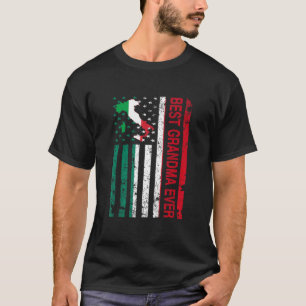 Italian Grandma Italy Usa American Mother's Day T-Shirt