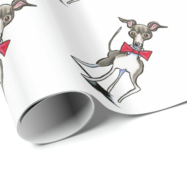 Italian Greyhound Antonio Wrapping Paper (Roll Corner)