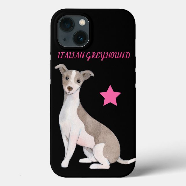 ITALIAN GREYHOUND APPLE IPHONE 13 CASE. Case-Mate iPhone CASE (Back)