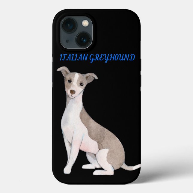 ITALIAN GREYHOUND APPLE IPHONE 13 CASE. Case-Mate iPhone CASE (Back)