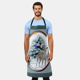 Italian Greyhound Christmas Gifts Apron