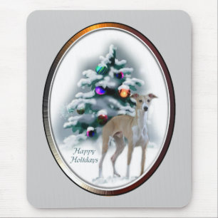 Italian Greyhound Christmas Gifts Mouse Pad