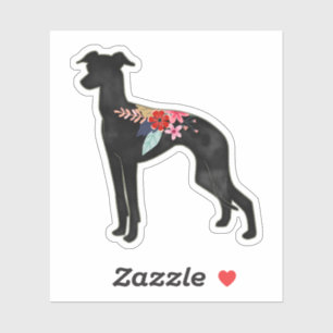 Italian Greyhound Dog Breed Bohemian Floral Saddle