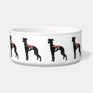 Italian Greyhound Dog Breed Bohemian Floral Saddle