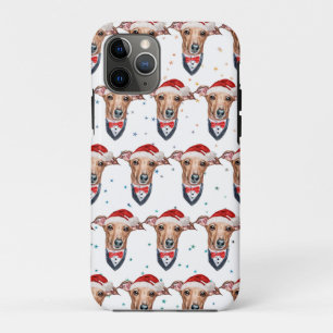 Italian Greyhound Dog Breed Christmas iPhone 11 Pro Case
