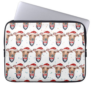 Italian Greyhound Dog Breed Christmas Laptop Sleeve