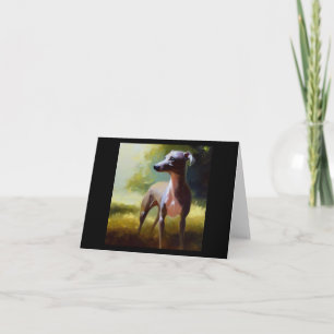 Italian Greyhound Dog Card