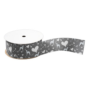 Italian Greyhound Dog Rescue Gift Ribbon  Iggy Grosgrain Ribbon