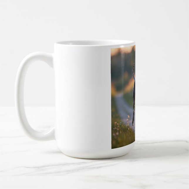 Italian Greyhound Elegant Breed Coffee Mug (Left)