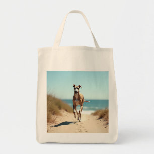 Italian Greyhound Elegant Grocery Tote Bag