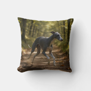 Italian Greyhound Elegant Throw Pillow 