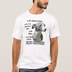 Italian Greyhound FAQ T-shirt