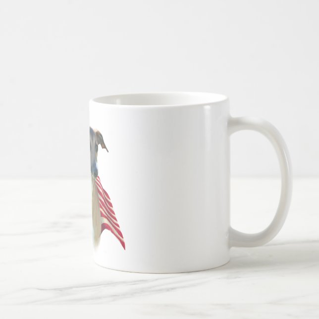 Italian Greyhound Flag Coffee Mug (Right)