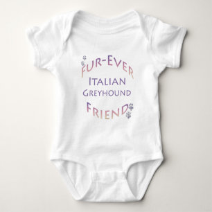 Italian Greyhound Furever Baby Bodysuit