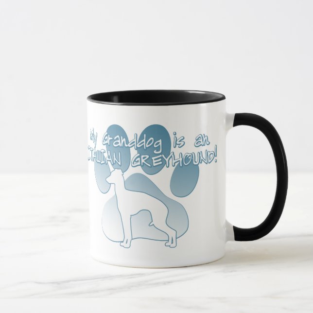 Italian Greyhound Granddog Mug (Right)