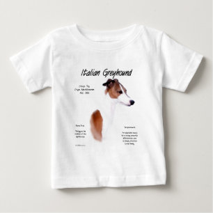Italian Greyhound History Design Baby T-Shirt