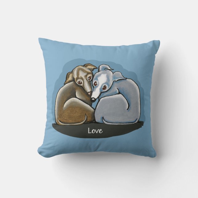 Italian Greyhound Huddle Cushion (Front)