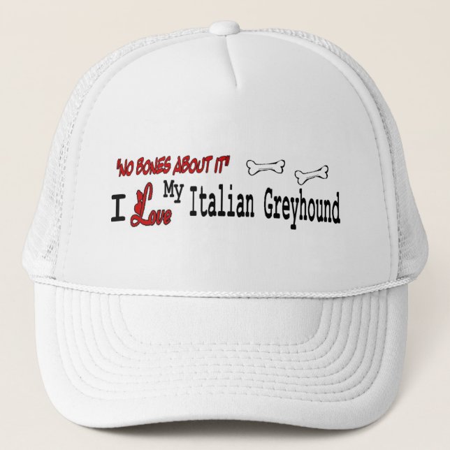 Italian Greyhound (I Love) Hat (Front)