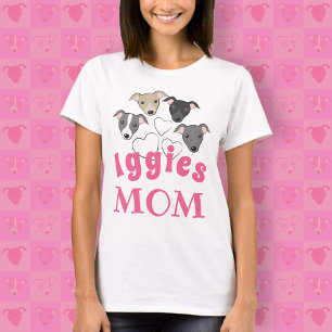 Italian greyhound Iggy Dog mum Cute funny cartoon T-Shirt