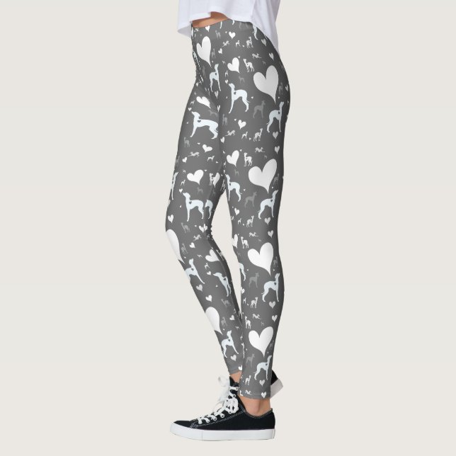 Italian Greyhound Leggings Lularoe Dog Pants (Left)