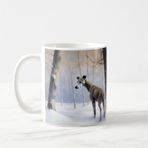 Italian Greyhound Let It Snow Christmas Coffee Mug