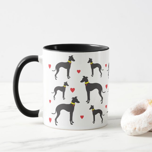 Italian Greyhound Love Mug (With Donut)
