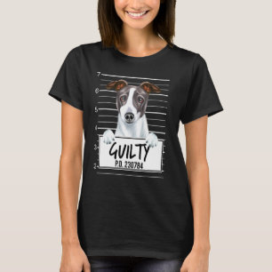 Italian Greyhound Mugshot Guilty Dog T-Shirt