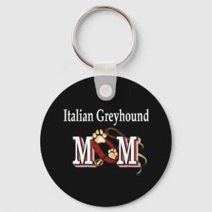 italian greyhound mum Keychain
