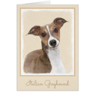 Italian Greyhound Painting - Cute Original Dog Art