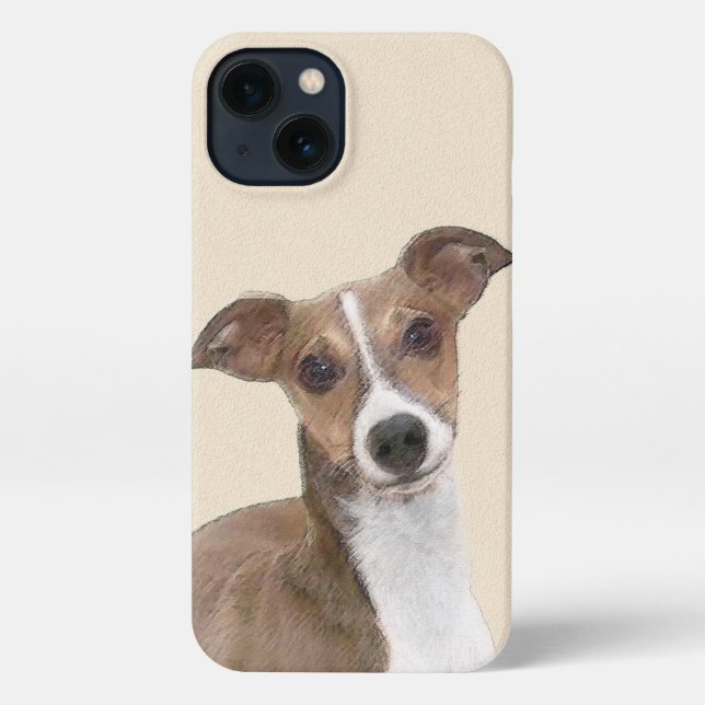 Italian Greyhound Painting - Cute Original Dog Art iPhone Case (Back)