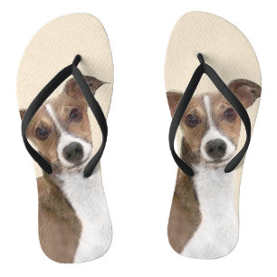 Italian Greyhound Painting - Cute Original Dog Art Thongs