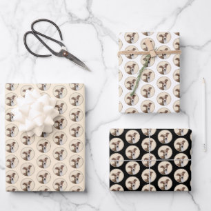 Italian Greyhound Painting - Cute Original Dog Art Wrapping Paper Sheet