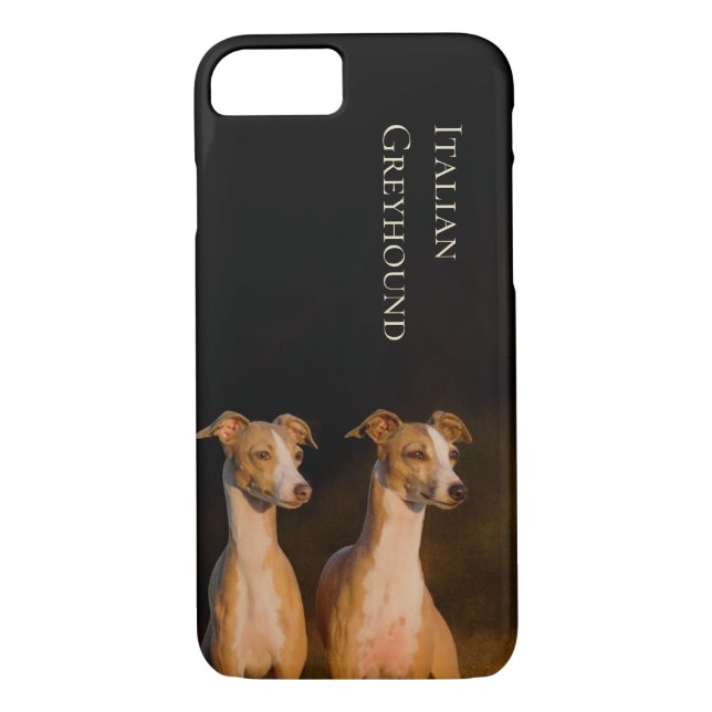 Italian Greyhound Phone Cover (Back)