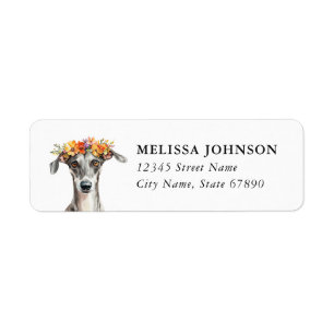 Italian Greyhound Return Address Labels