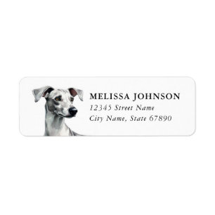 Italian Greyhound Return Address Labels