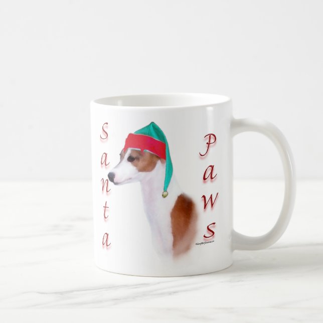 Italian Greyhound Santa Paws Mug (Right)