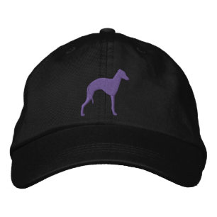Italian Greyhound Silhouette Embroidered Hat