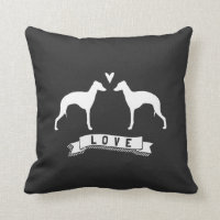 Italian Greyhound Silhouettes Love